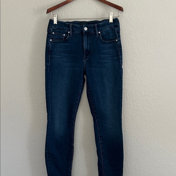 MOTHER The Looker Skimp in Taking Shape Dark Blue. Size 27 - Picture 4 of 10